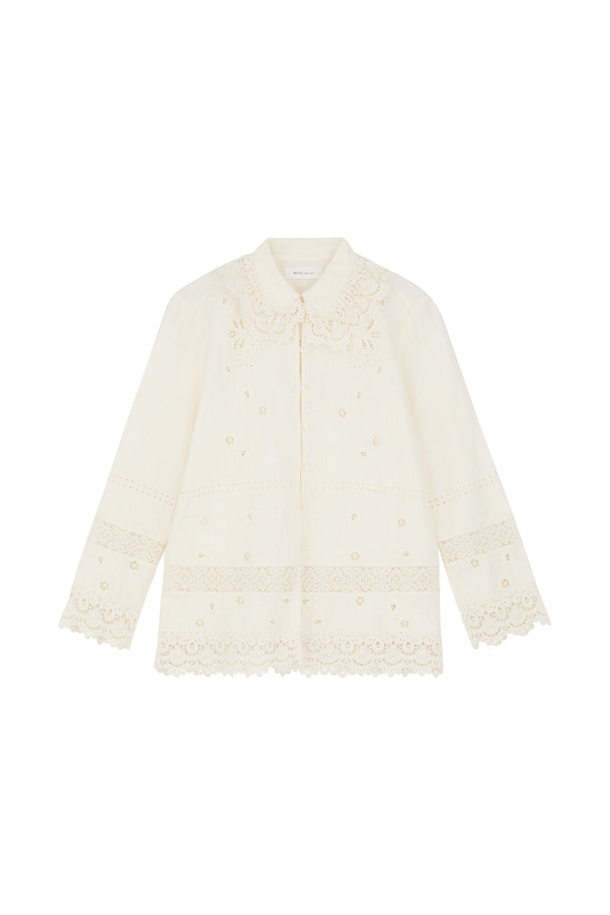 Tallulah Shirt | Antique White - Skjønn Concept Store