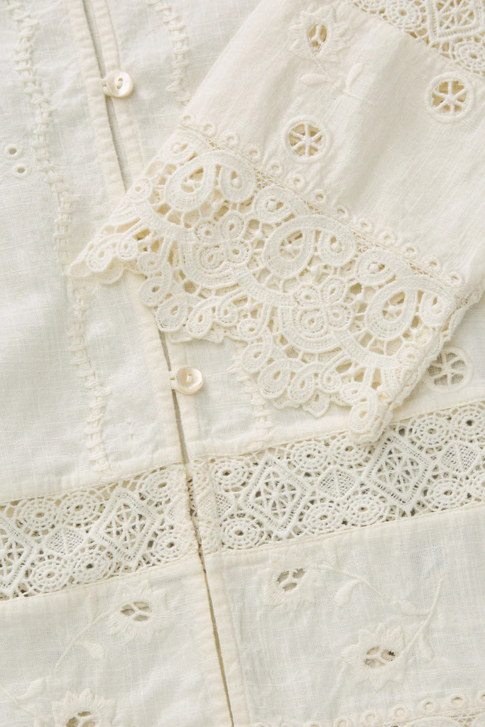 Tallulah Shirt | Antique White - Skjønn Concept Store