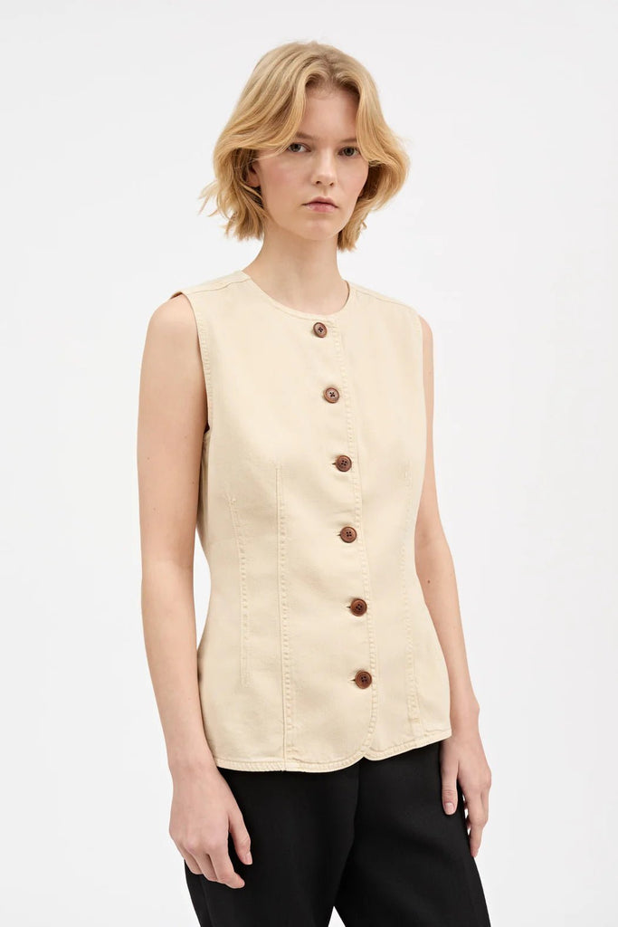 Tammy Vest | Beige - Skjønn Concept Store