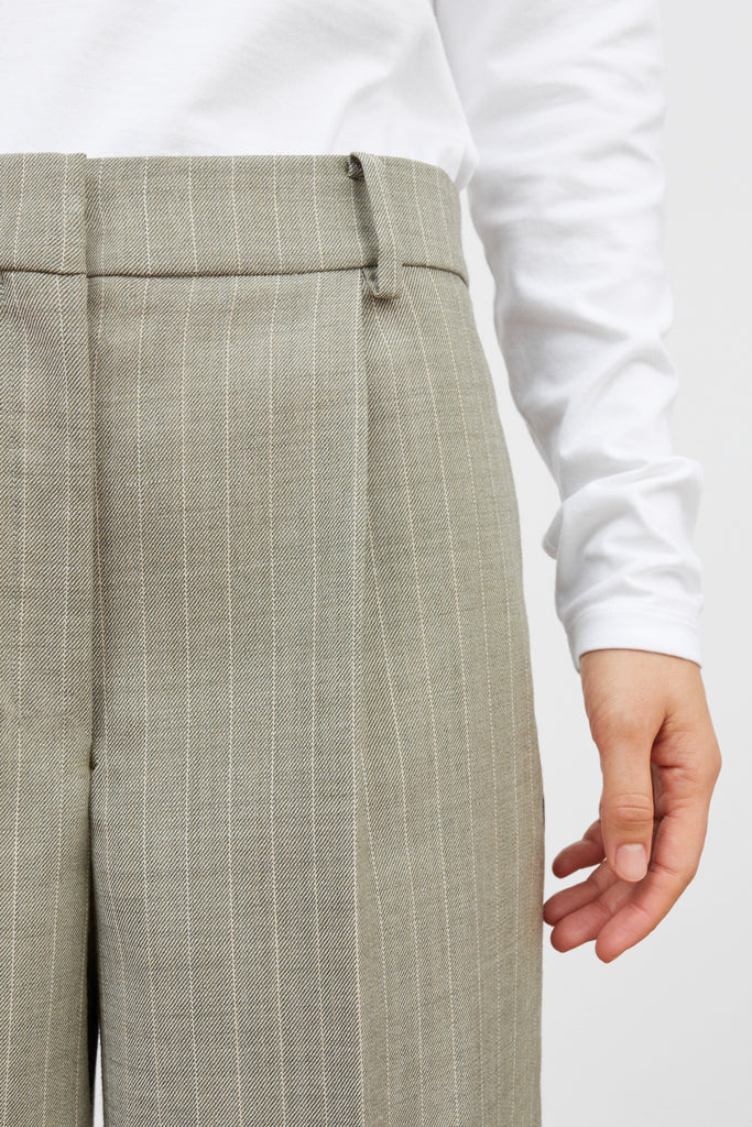 Thom Trousers | Light Grey/Ecru - Skjønn Concept Store