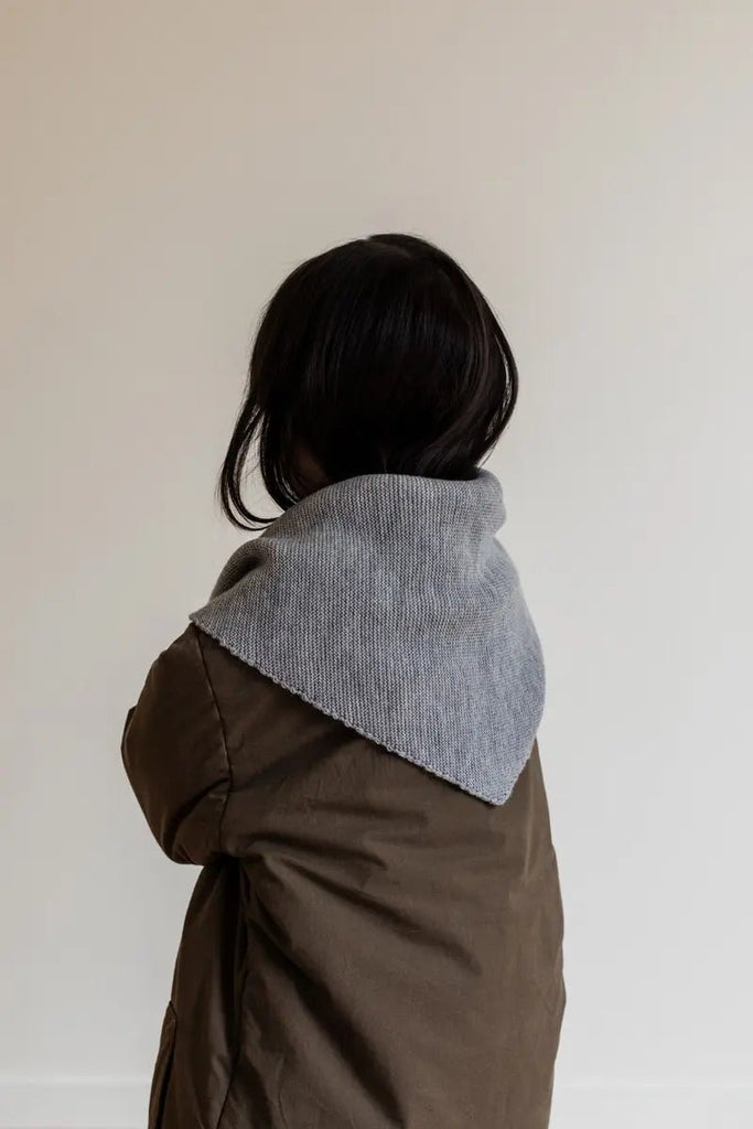 Triangle Scarf Josephina | Grey Melange - Skjønn Concept Store