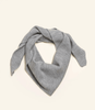 Triangle Scarf Josephina | Grey Melange - Skjønn Concept Store