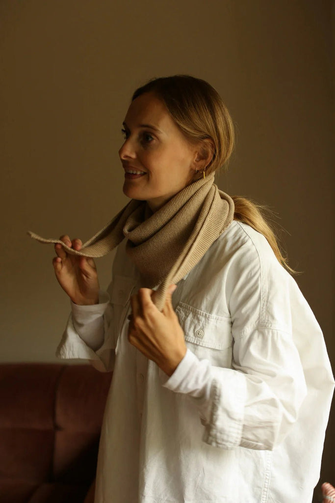 Triangle Scarf Josephina | Sand - Skjønn Concept Store