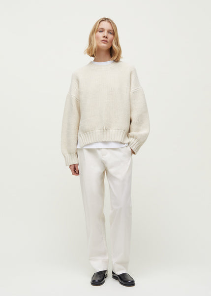 Vetla Wool Sweater | Pure Ecru - Skjønn Concept Store