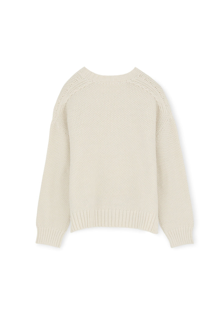 Vetla Wool Sweater | Pure Ecru - Skjønn Concept Store