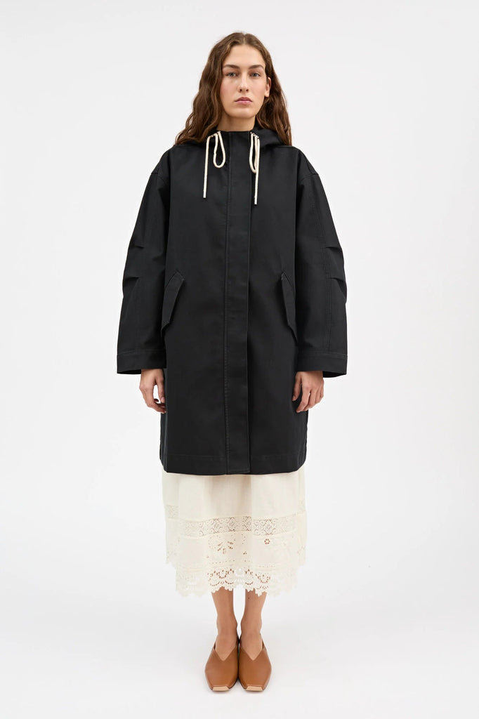 Village Parka Coat | Black - Skjønn Concept Store