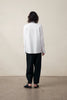 Waist Shirt in Poplin | White - Skjønn Concept Store