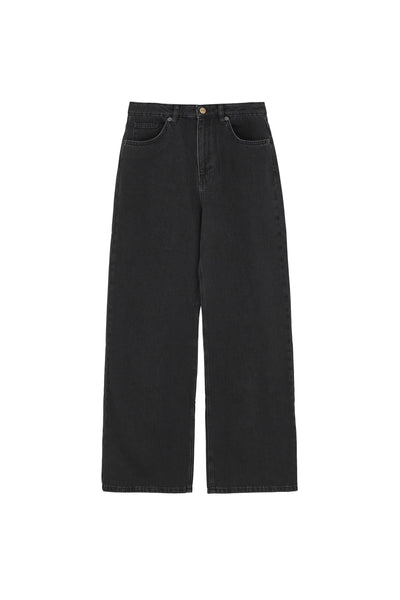 Willow Wide Leg Jeans | Washed Black - Skjønn Concept Store
