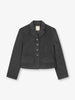 Womens Short Blazer | Heather Grey - Skjønn Concept Store