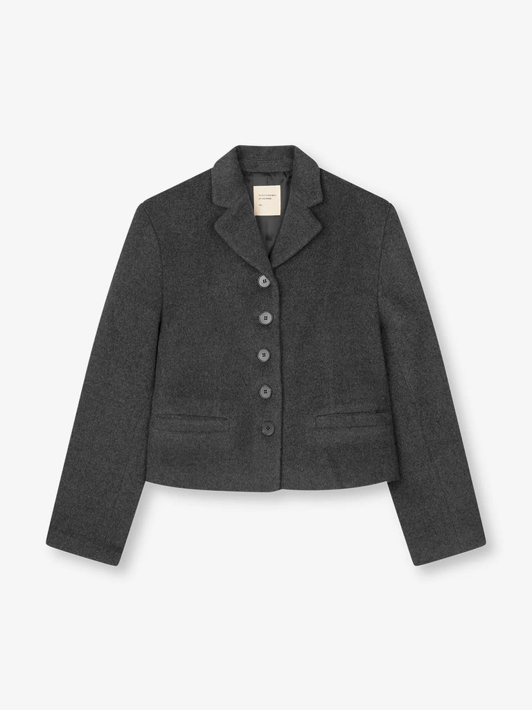 Womens Short Blazer | Heather Grey - Skjønn Concept Store