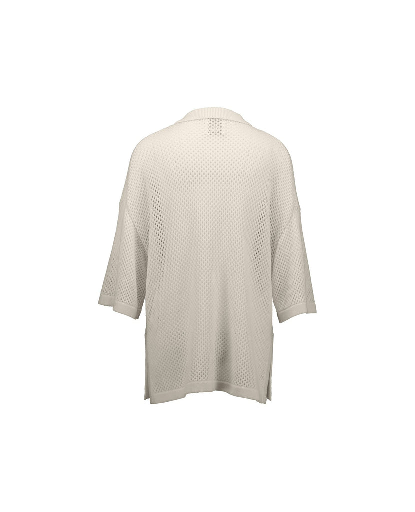 Wool - Cashmere Overshirt 1/2 | Creme - Skjønn Concept Store