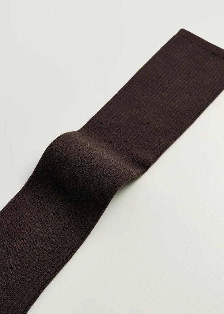 Wool KNee Socks | Chocolate - Skjønn Concept Store