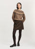 Wyn Sweater Lama Wool | Mix Pure Brownie - Skjønn Concept Store