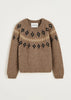 Wyn Sweater Lama Wool | Mix Pure Brownie - Skjønn Concept Store