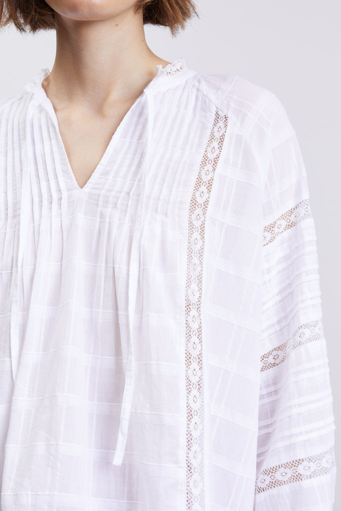 Anjali Blouse | Optic White - Skjønn Concept Store