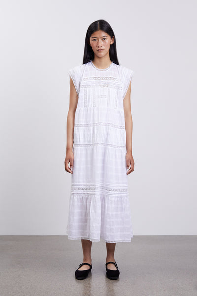 Anjali Dress | Optic White - Skjønn Concept Store