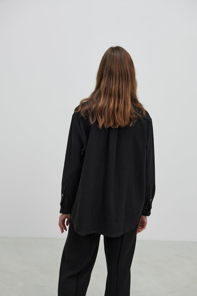 Audrey Shirt | Black - Skjønn Concept Store