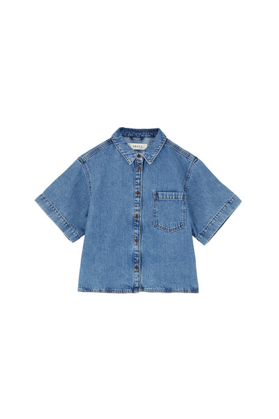 Augusta Shirt | Washed Blue - Skjønn Concept Store