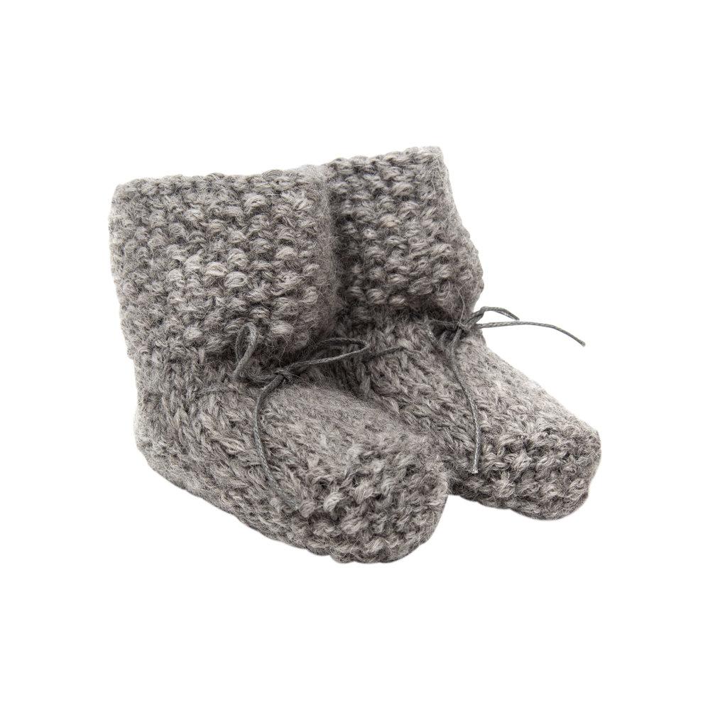 Baby Alpaca Slippers | Grey - Skjønn Concept Store