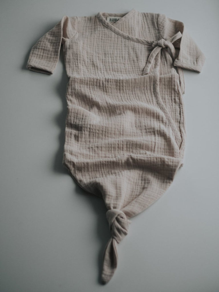 Baby Kimono Gown | Beige - Skjønn Concept Store
