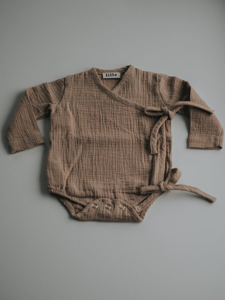 Baby Kimono Romper | Cappuccino - Skjønn Concept Store