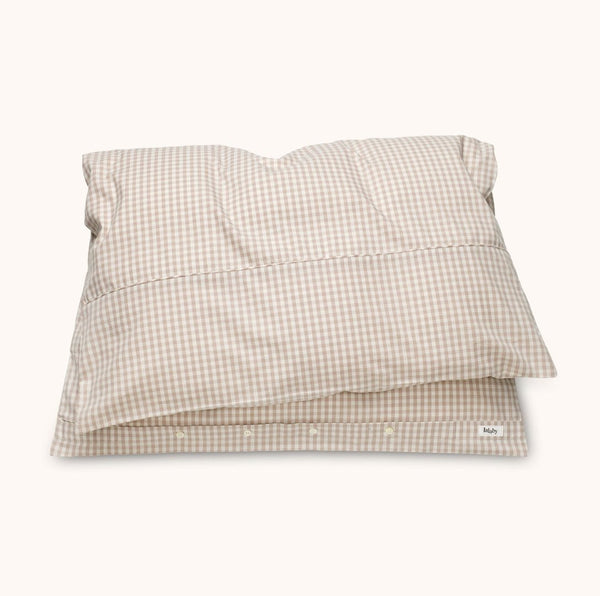 Classic Baby Bedding | Beige/Cream Gingham - Skjønn Concept Store