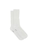 Cotton Rib Socks | White - Skjønn Concept Store