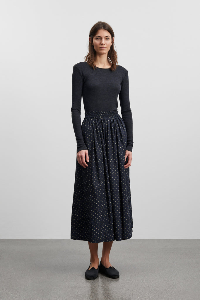 Dagny Skirt | Alistair print/Midnight/Beige - Skjønn Concept Store