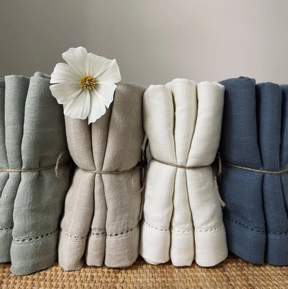 Edith Baby Cloth 3 Pack | Blueberry - Skjønn Concept Store
