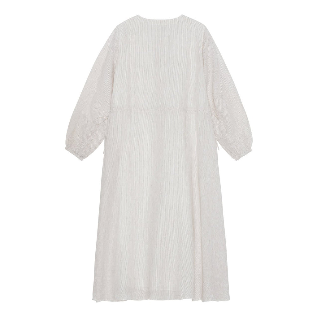 Farrah Dress | Desert Sand/White Stripe - Skjønn Concept Store