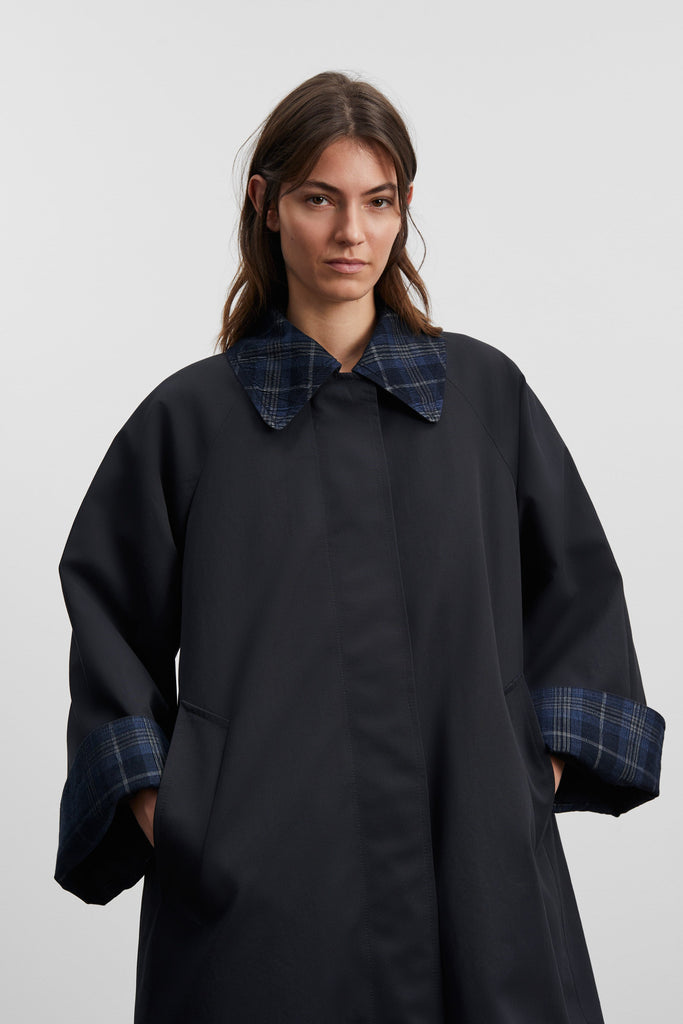 Gaby Coat | Dark Navy - Skjønn Concept Store