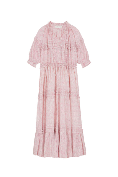 Grace Dress | Garden Print/Soft Pink/Off White - Skjønn Concept Store
