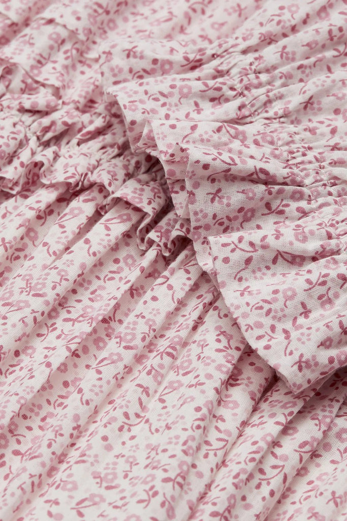Grace Dress | Garden Print/Soft Pink/Off White - Skjønn Concept Store