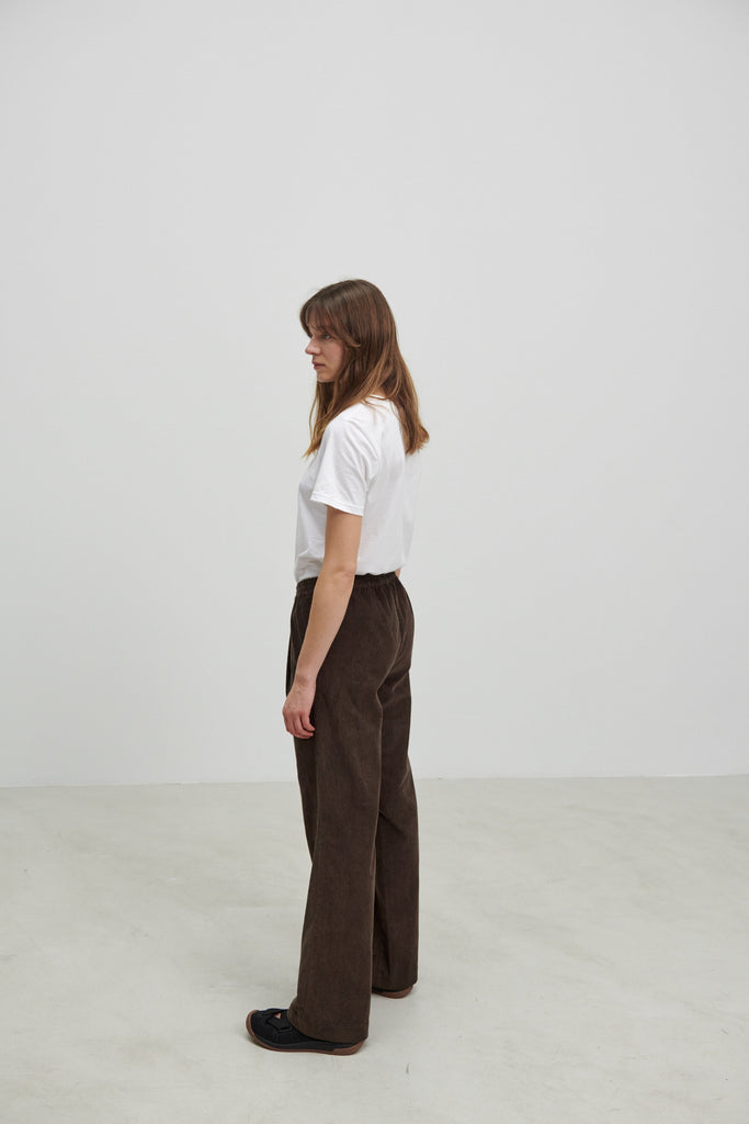 Helena Trousers | Dark Brown - Skjønn Concept Store