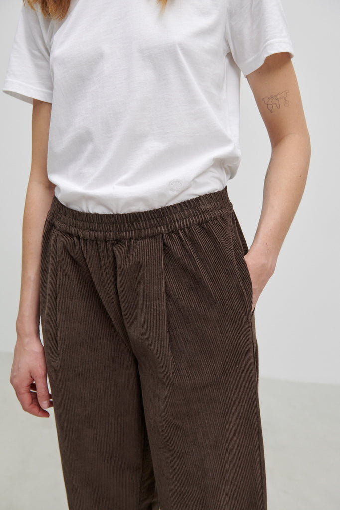 Helena Trousers | Dark Brown - Skjønn Concept Store