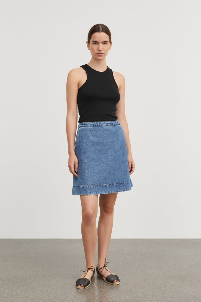 Jude Skirt | Washed Blue - Skjønn Concept Store