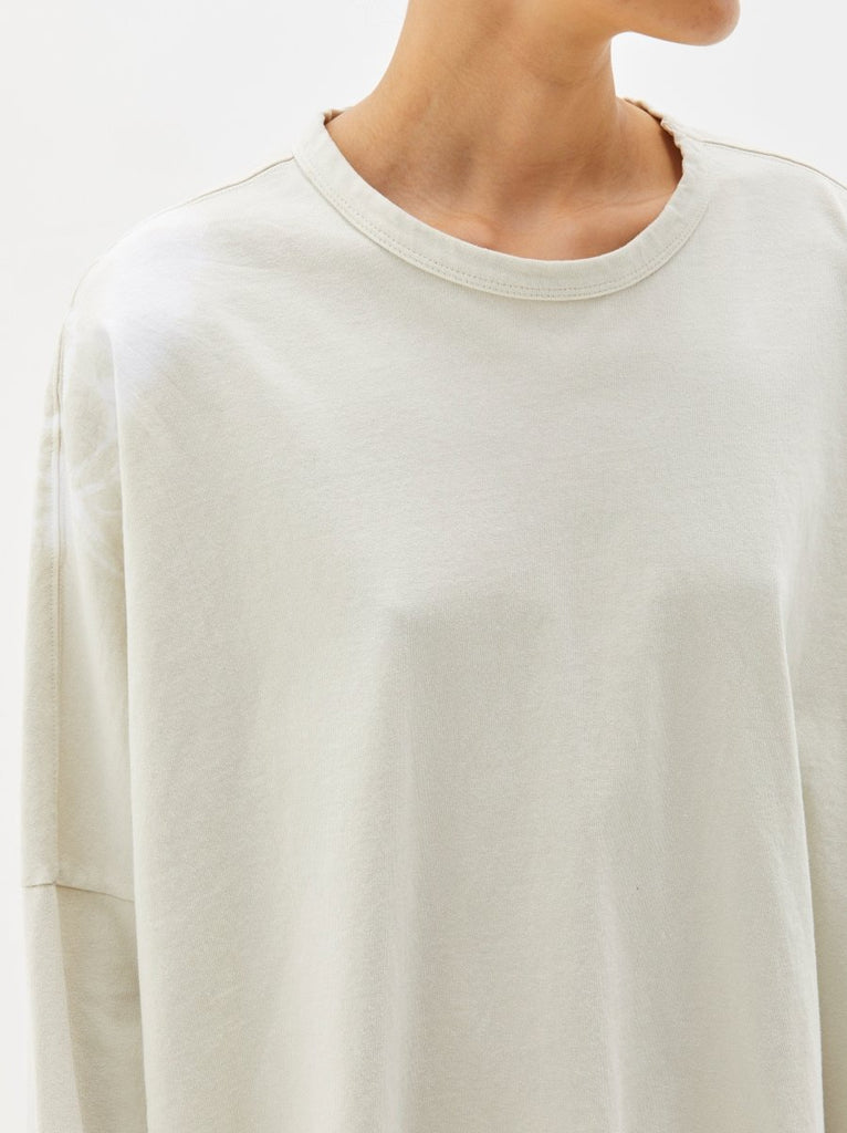 Karamatsu Print Double Jersey l/s T Shirt | Pumice - Skjønn Concept Store