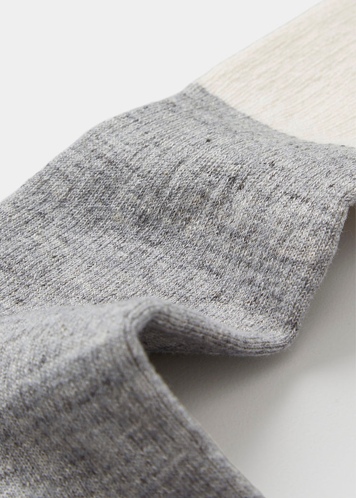 Linen Rib Socks | Mix Grey Melange - Skjønn Concept Store