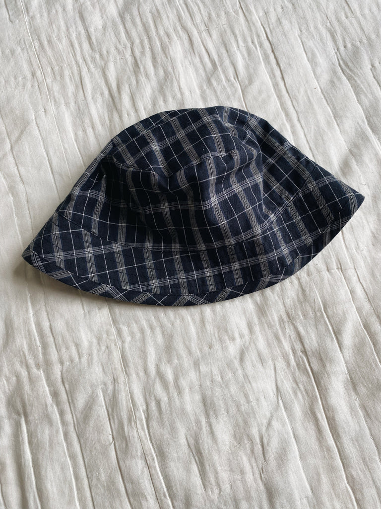 Loui Hat | Blue Check - Skjønn Concept Store