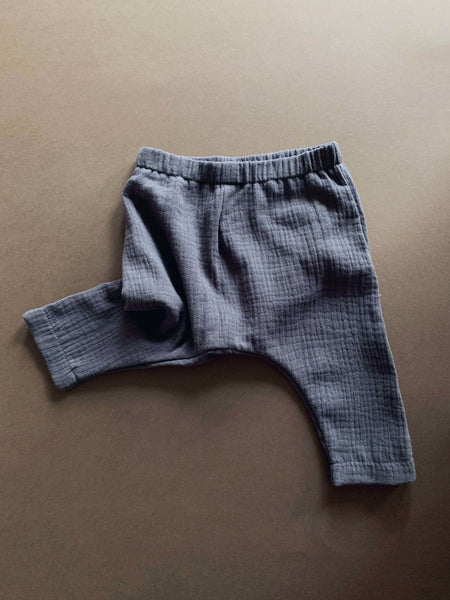 Muslin Baggy Pants | Charcoal - Skjønn Concept Store