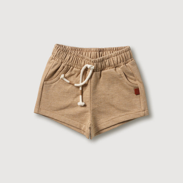 Organic Shorts | Almond Melange - Skjønn Concept Store