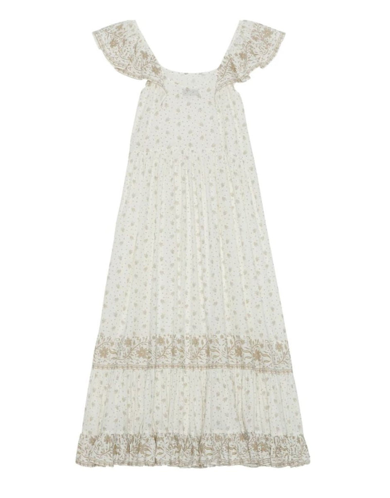 Provence Long Dress | Provence print/Light Cream - Skjønn Concept Store