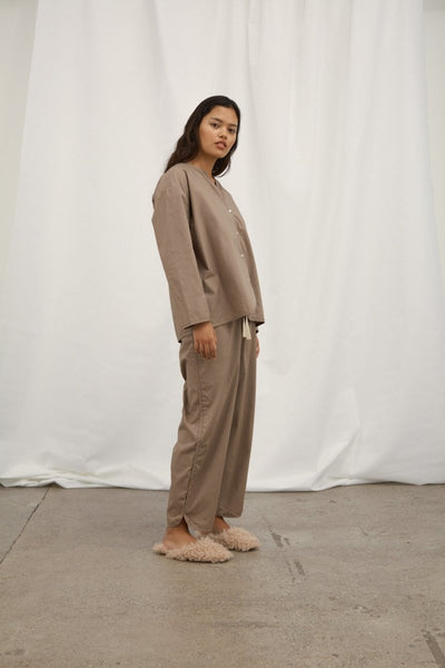 Pyjamas Poplin | Cocoa - Skjønn Concept Store