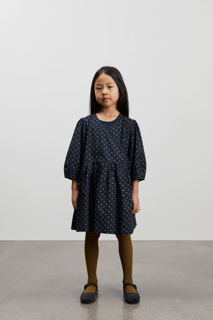 Saga Dress | Alistair Print/Midnight/Beige - Skjønn Concept Store