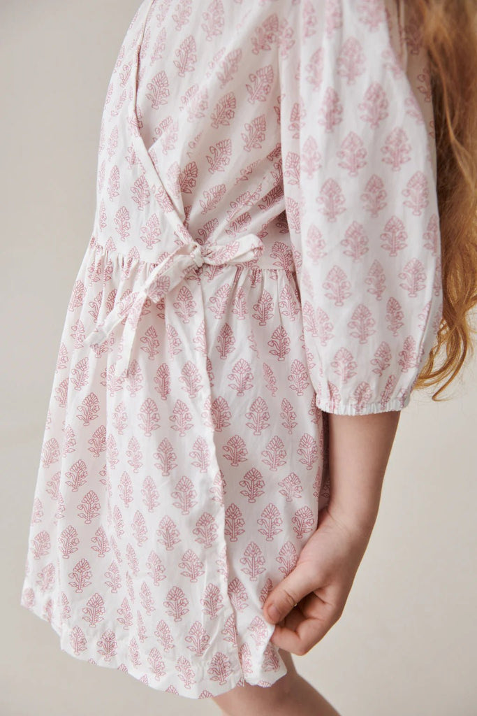 Saga Dress | Sindhi Print/Soft Pink - Skjønn Concept Store