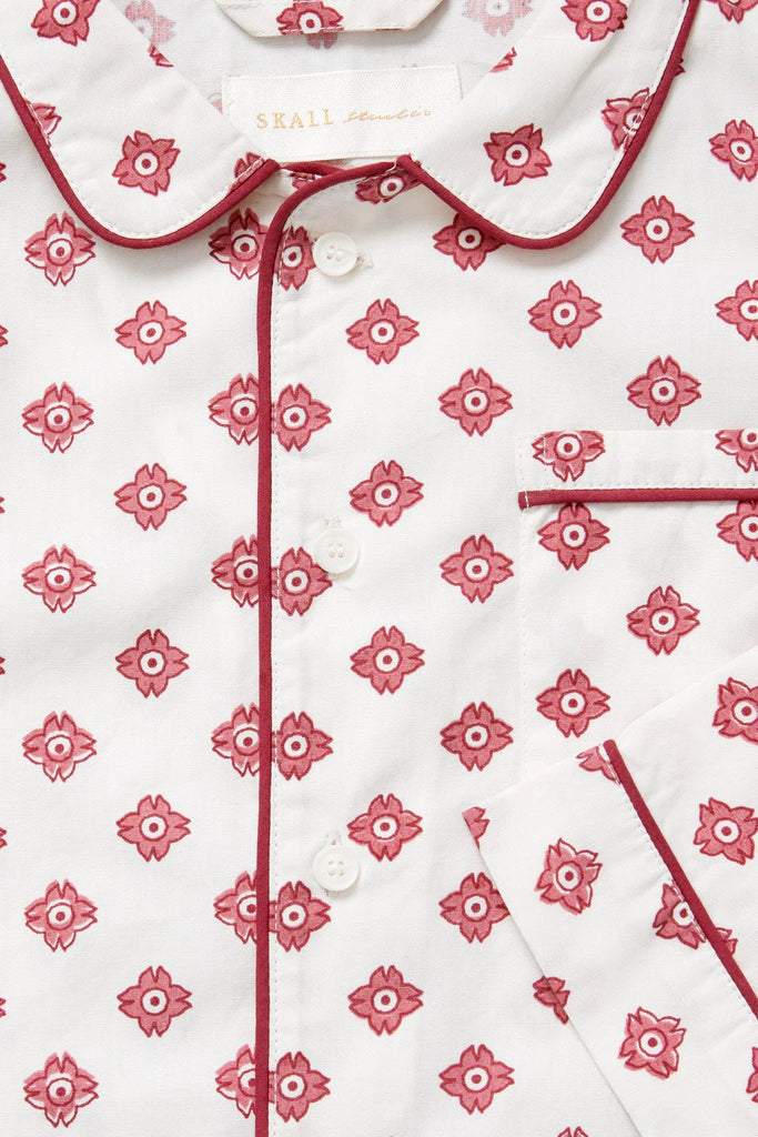 Skall Pyjamas | Ellie/White/Red - Skjønn Concept Store