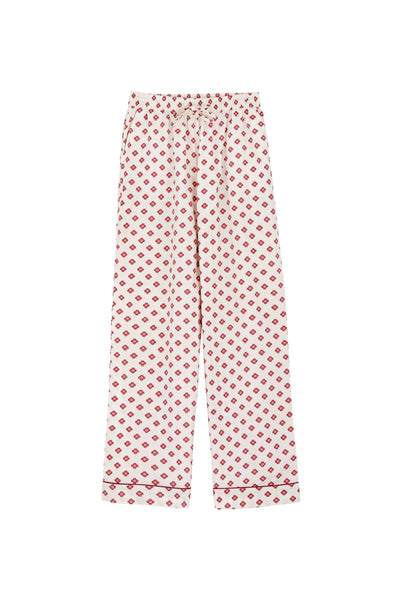 Skall Pyjamas Pants | Ellie/White/Red - Skjønn Concept Store