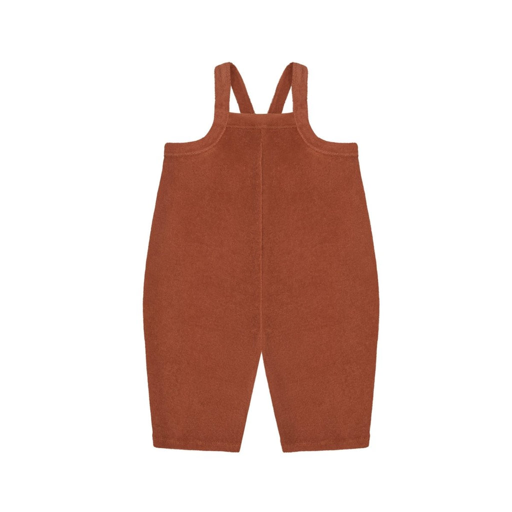 Terry Cropped Dungarees | Deep Earth - Skjønn Concept Store