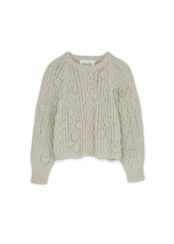 Tonja Handknitted Sweater | Pure Bliss - Skjønn Concept Store