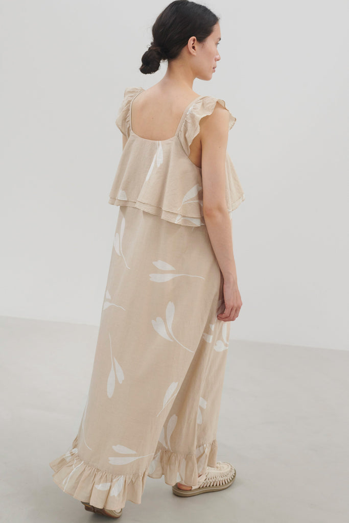Uma Dress Sevilla | Seville Print/Beige - Skjønn Concept Store